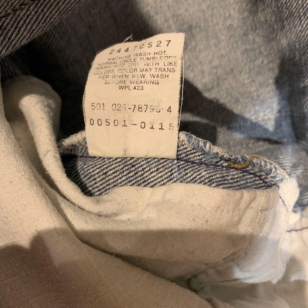 Levi's USA製 501 ストレート デニムパンツ W32