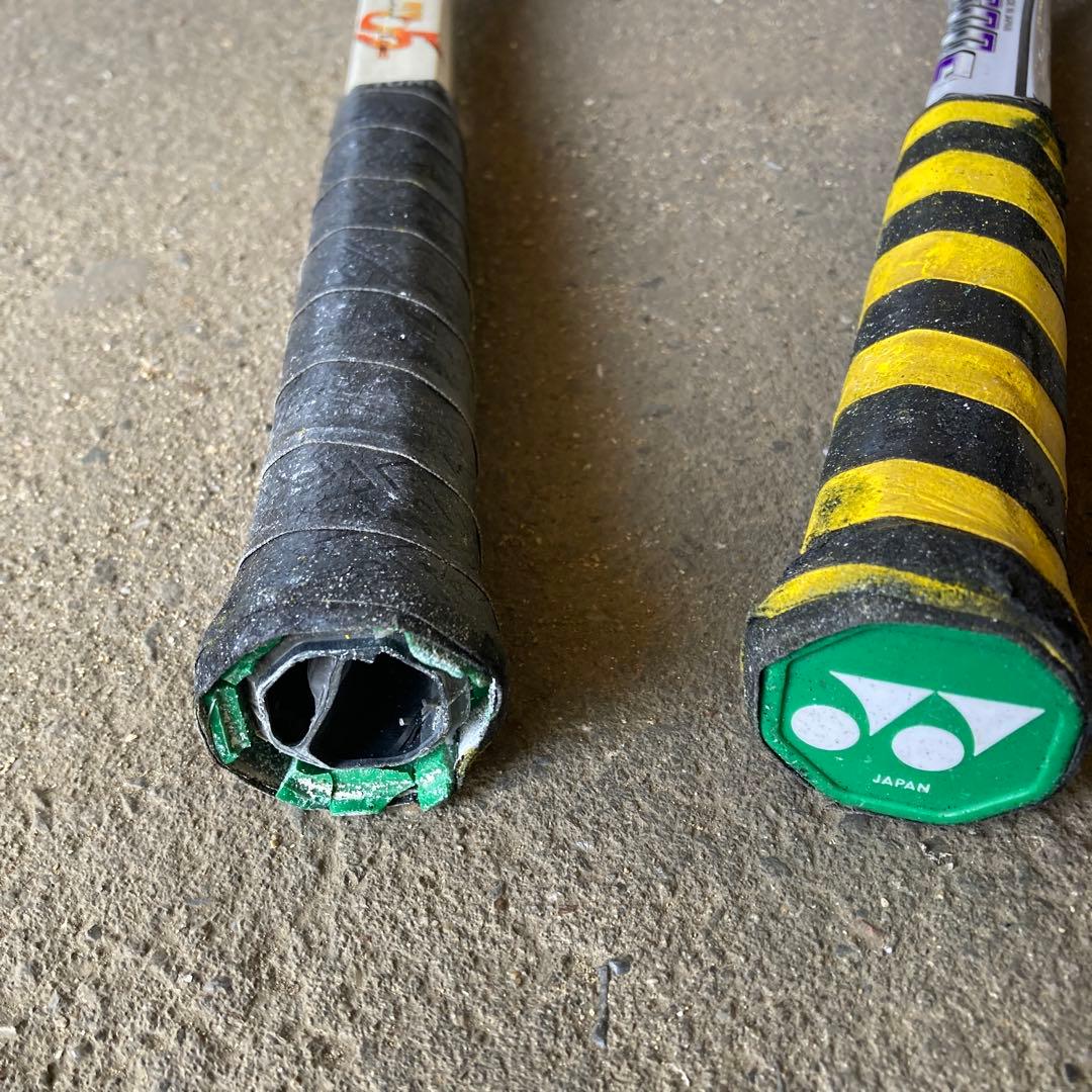 いろんなテニスラケットケースセット8本ジャンク品