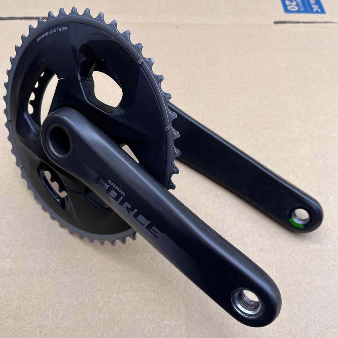 SRAM FORCE カーボンクランク172.5mm GXP 46-33 12S