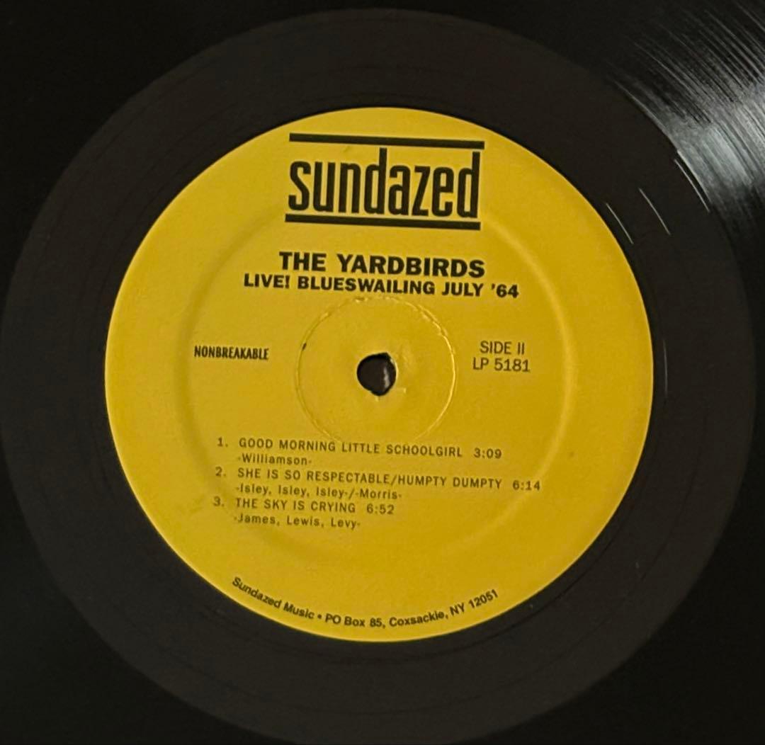 YARDBIRDS ヤードバーズ レコード LP live ライブ ジェフベック