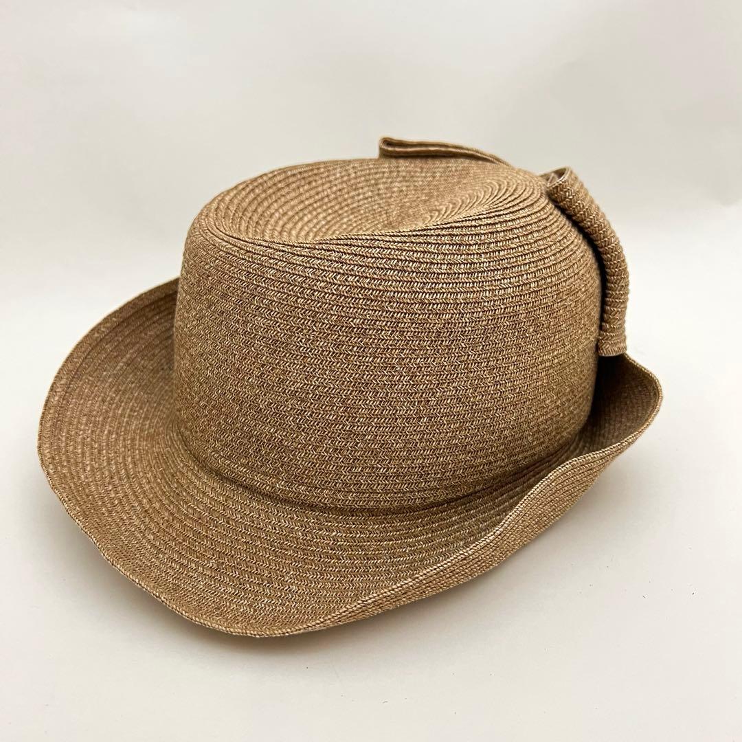 sousou ソウソウ 帽子 麦わら ねね 胡桃色 くるみいろ ハット