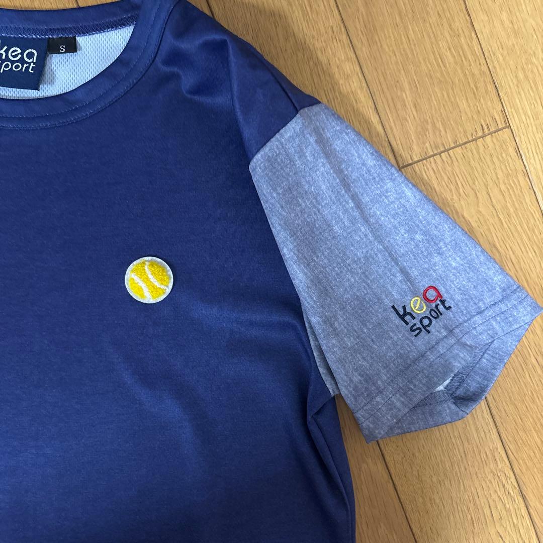 美品 キア テニスウエア Tシャツ スコート 上下セット 上L 下M チェック