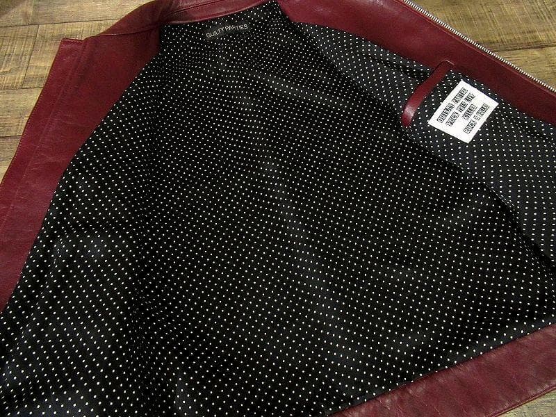 専用　ワコマリア 裏地 ドット ステアハイド レザー ライダース ジャケット M