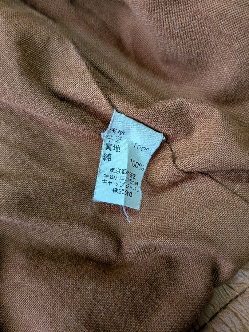 00s OLD GAP leather トラッカージャケット アーカイブ