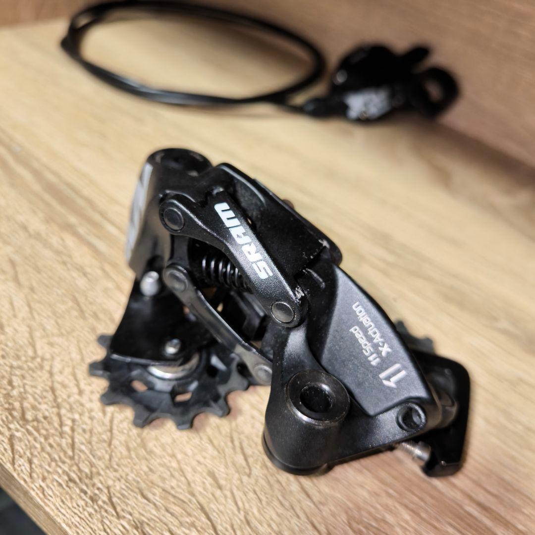 【低走行】SRAM NX 11s リアディレイラー ロングケーブル付