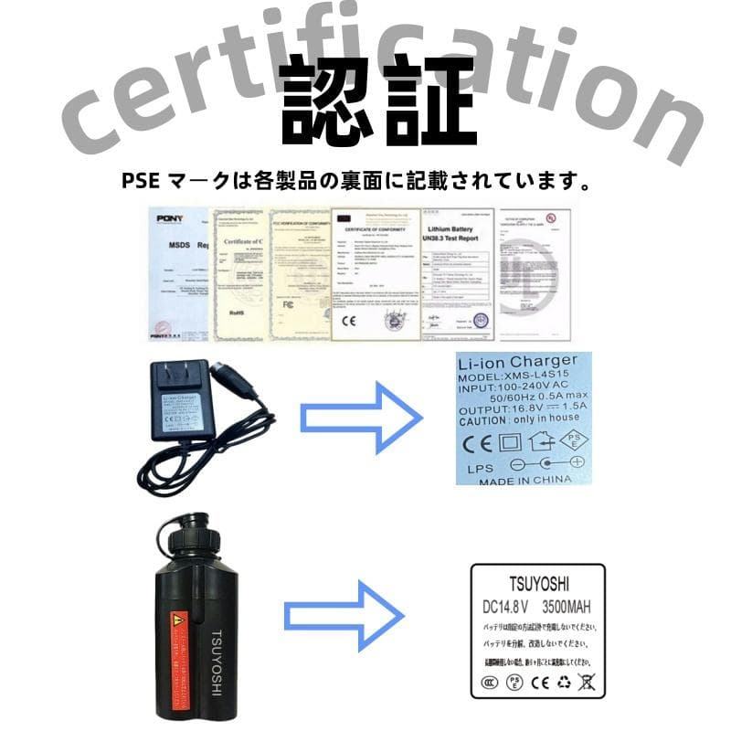 電動リール用リチウムバッテリー防水14.8V3500mAh黒 ダイワ＆シマノ対応