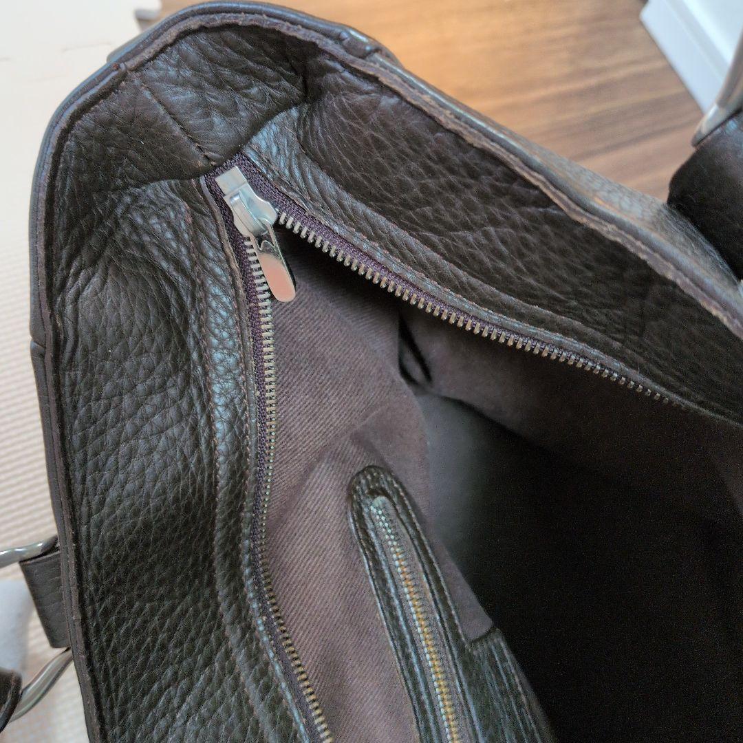 シャンボールセリエ　ダークブラウン トートバッグ シールドロゴ