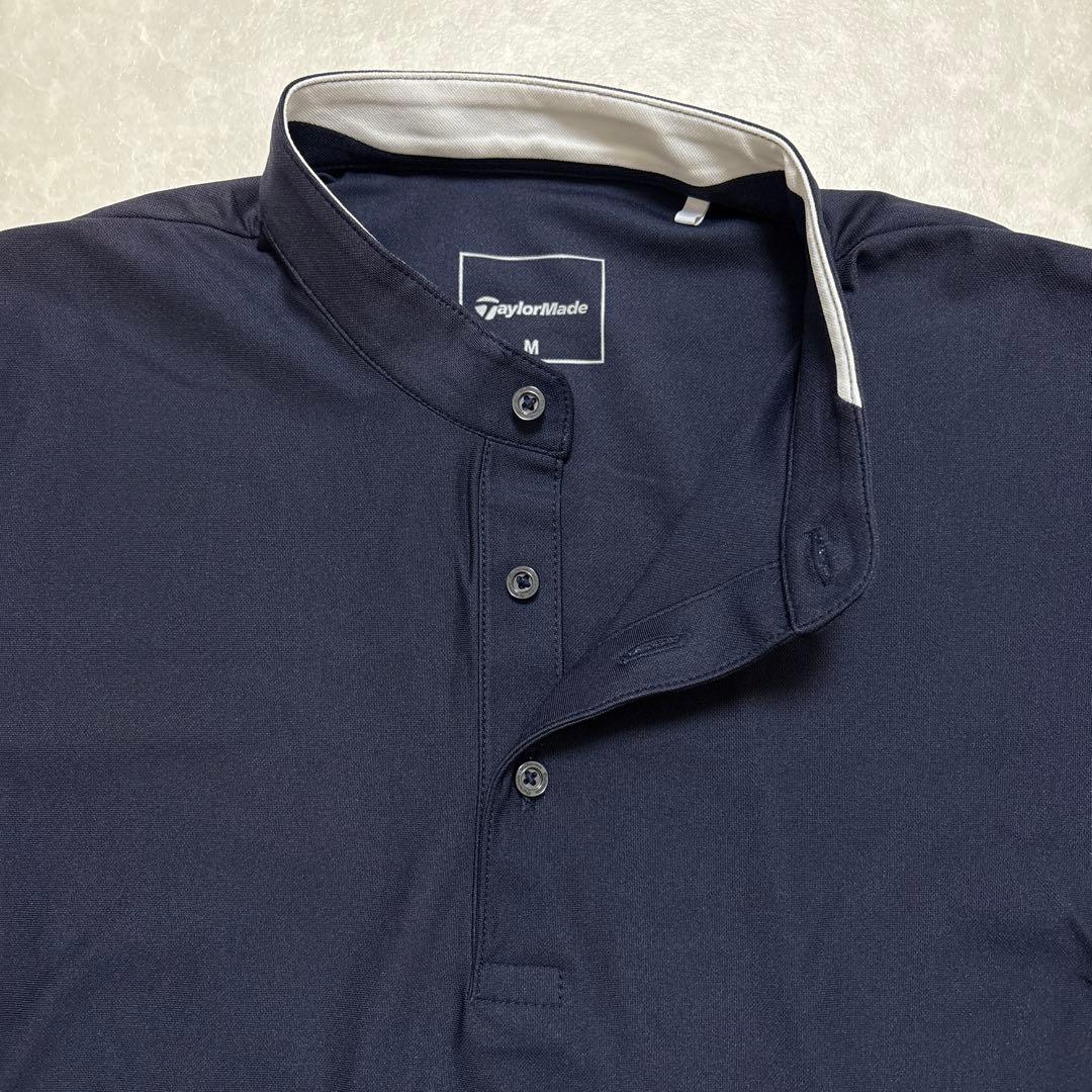 テーラーメイド ★ネイビー★薄手ストレッチ★シャツ【メンズ サイズM】