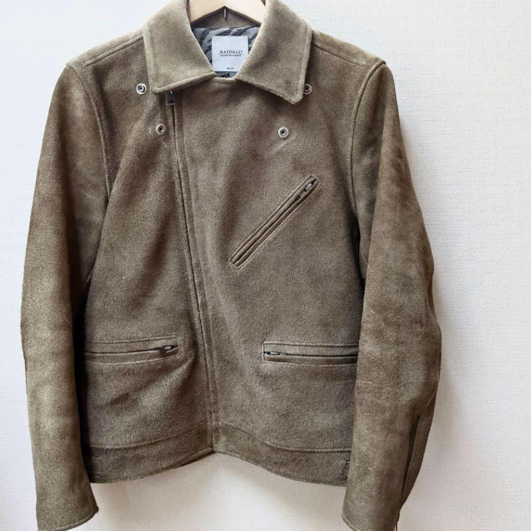 旦*離様 RADIALL スェードダブルライダースジャケット