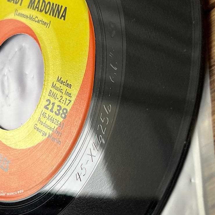 USオリジナル盤 ビートルズ LADY MADONNA