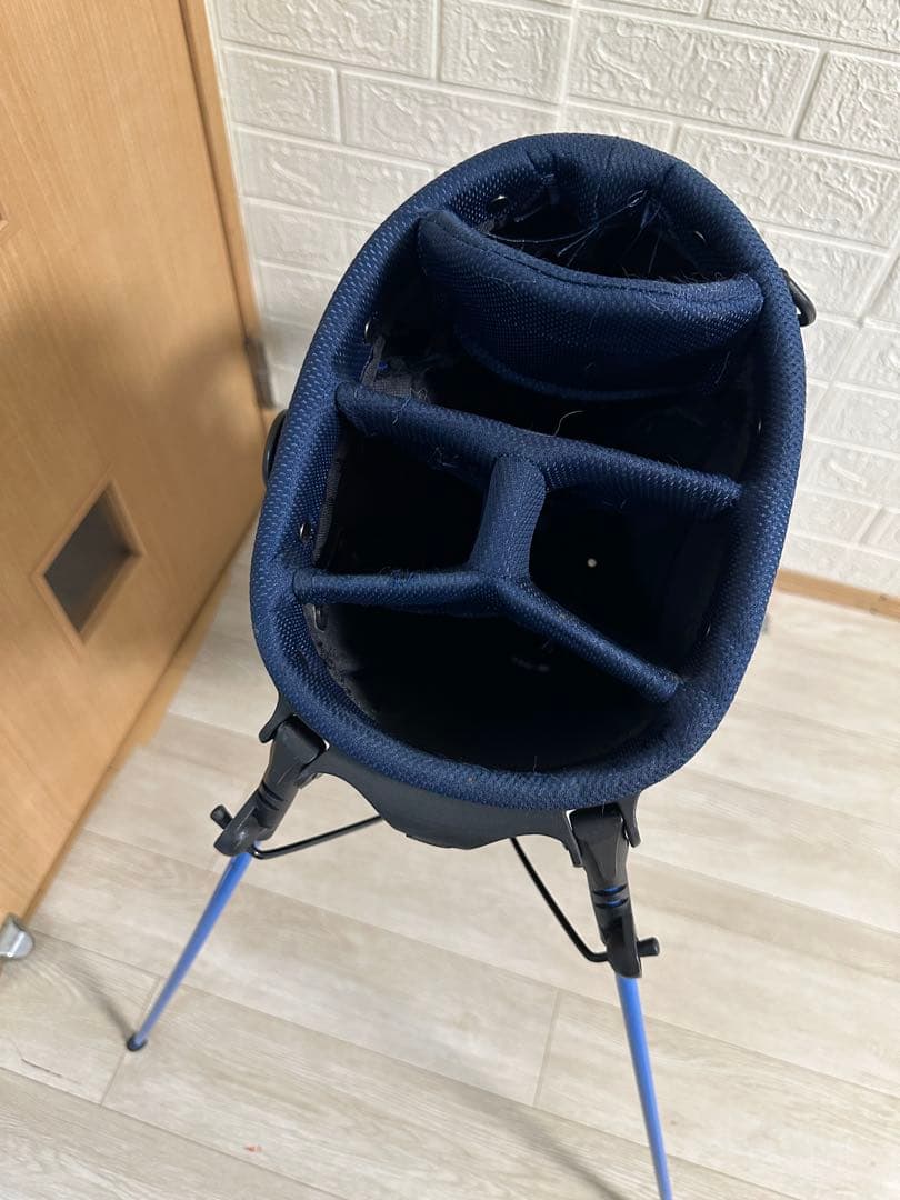 美品　Nike ゴルフキャディバッグ ネイビー/ブルー