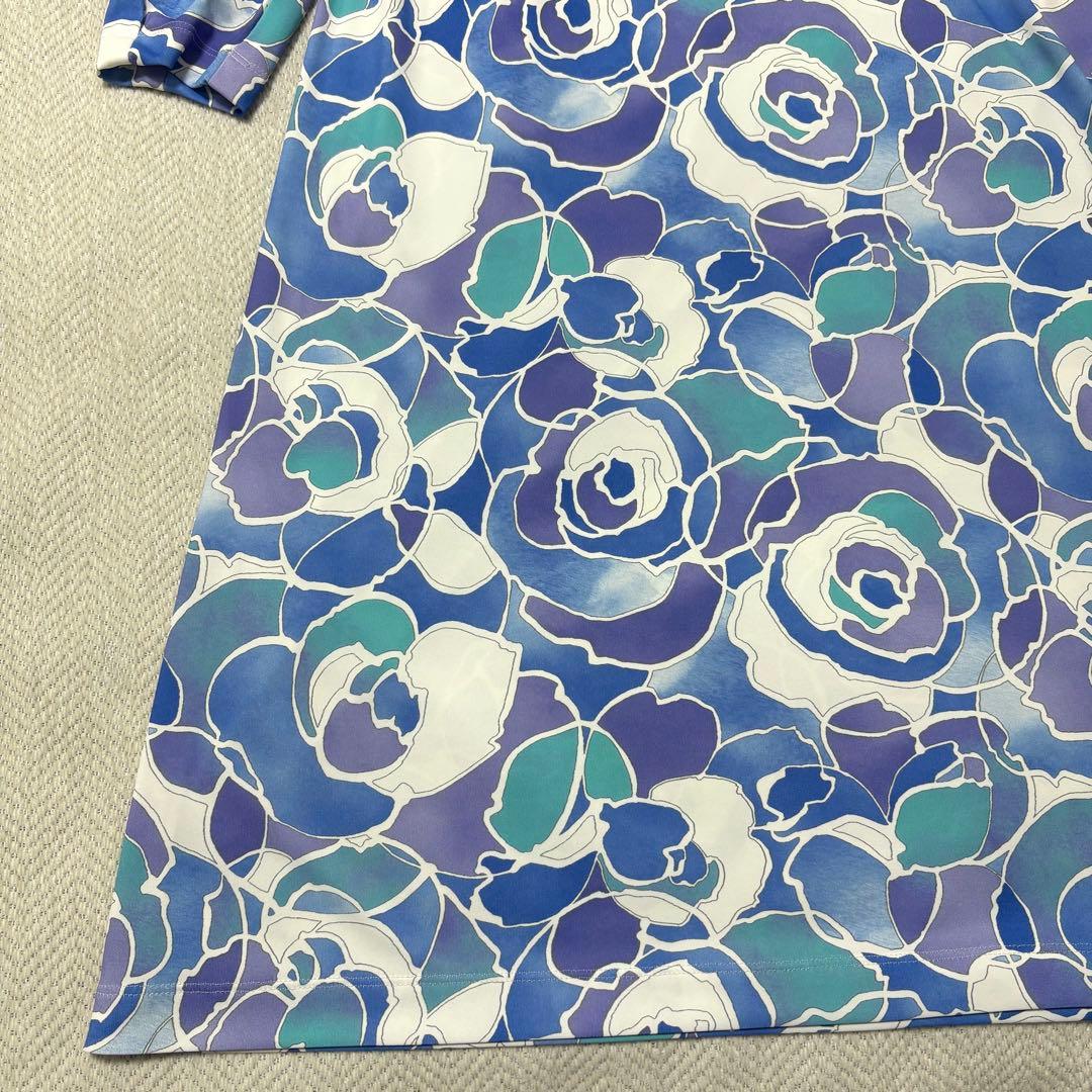 専用　極美品 HANAE MORI 森英恵 近年モデル 花柄 ロングワンピース