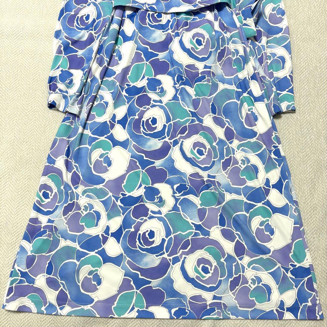 専用　極美品 HANAE MORI 森英恵 近年モデル 花柄 ロングワンピース