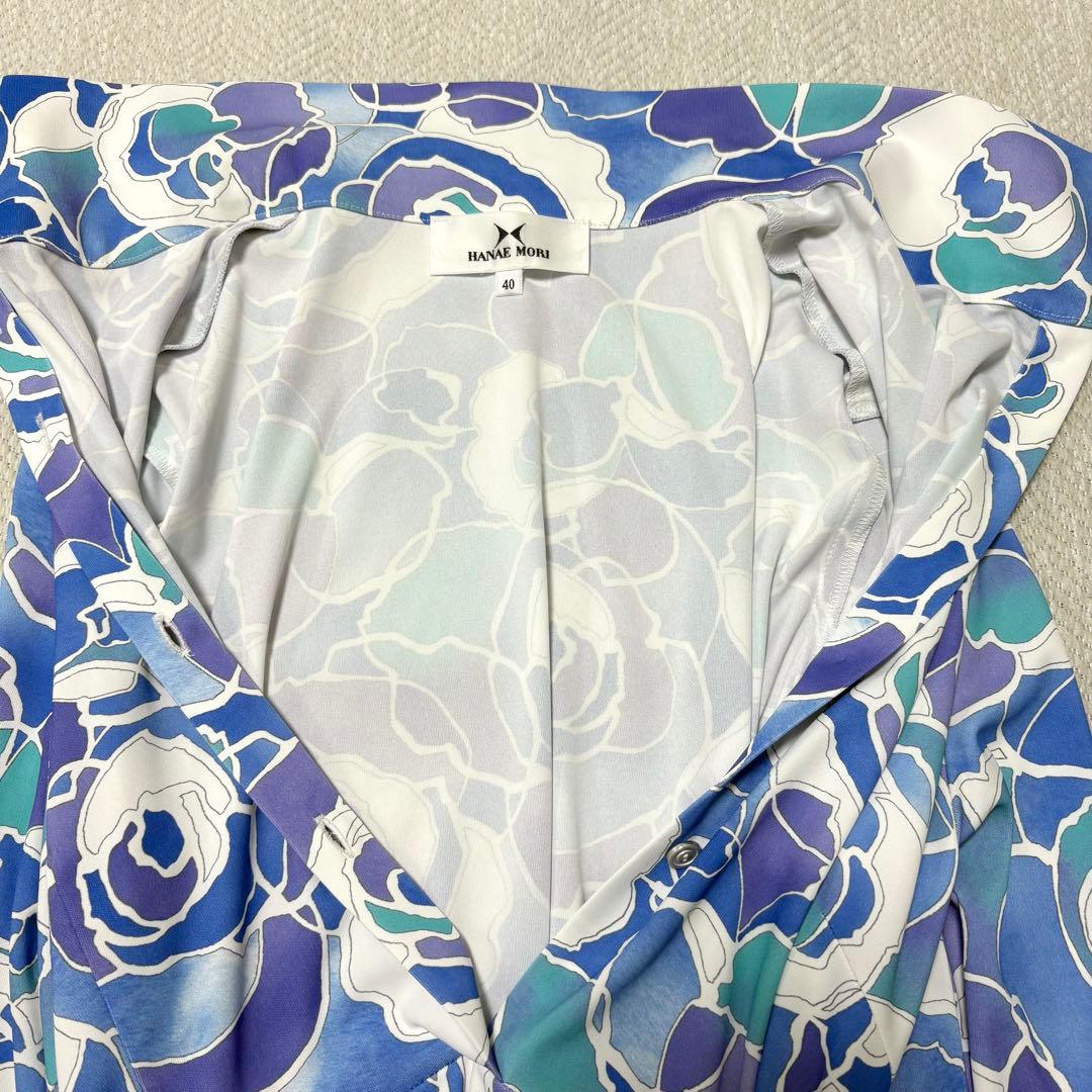 専用　極美品 HANAE MORI 森英恵 近年モデル 花柄 ロングワンピース