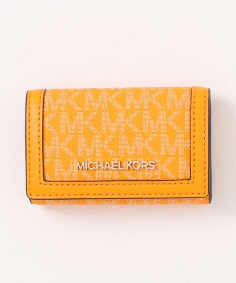 新品 マイケルコース キーケース JET SET TRAVEL MKシグネチャー