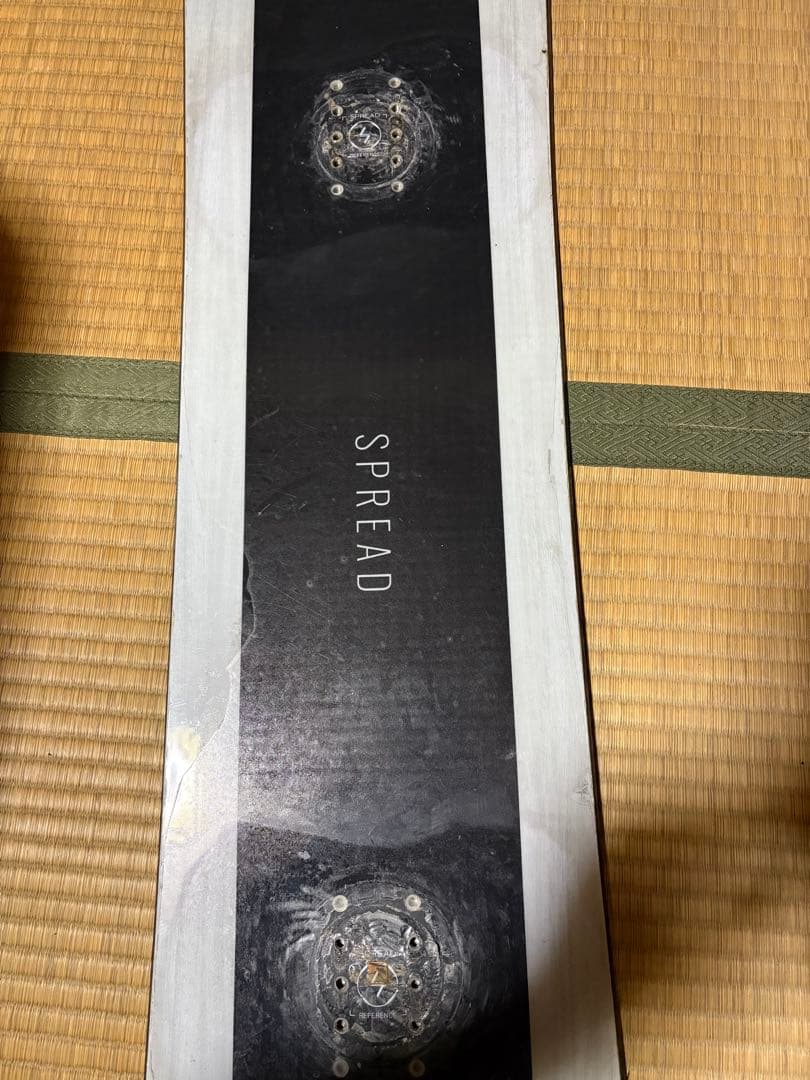 SPREAD スノーボード ブラック/ホワイト