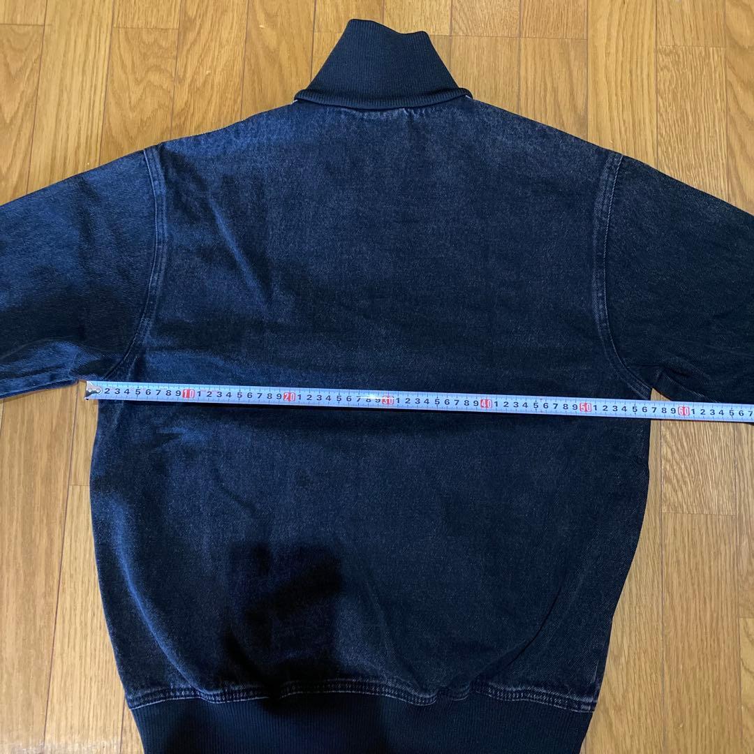 adidas ブラック デニム トラッカージャケット ②