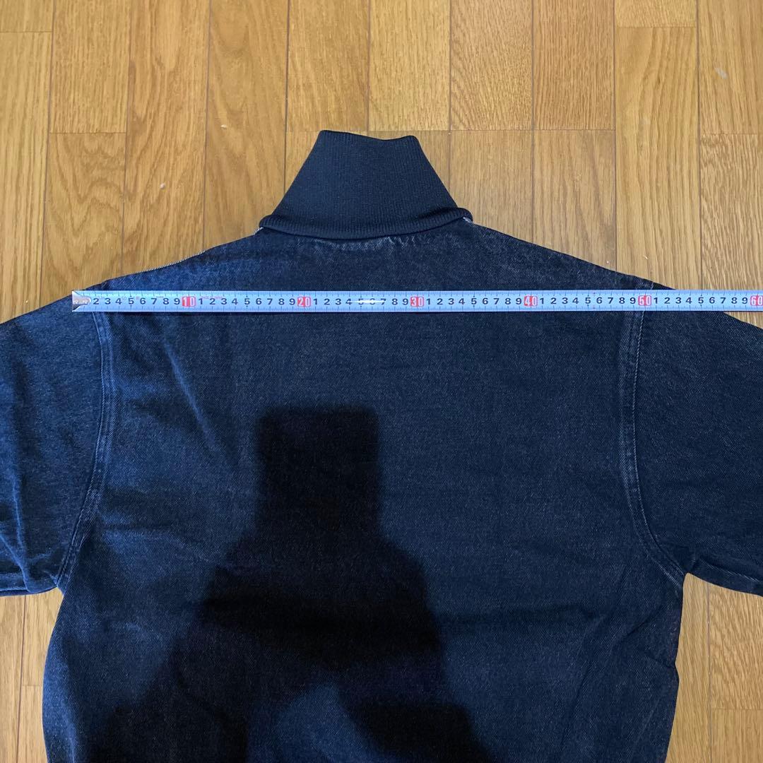 adidas ブラック デニム トラッカージャケット ②