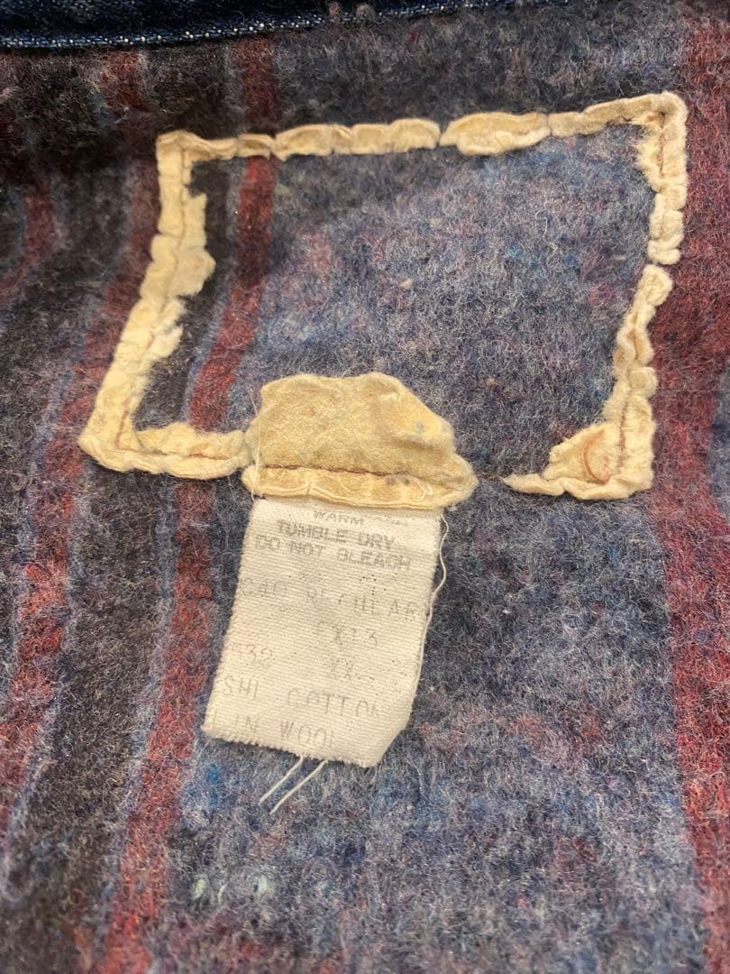 SUGAR CANE 90s 1st No2 219 ブランケット519xx