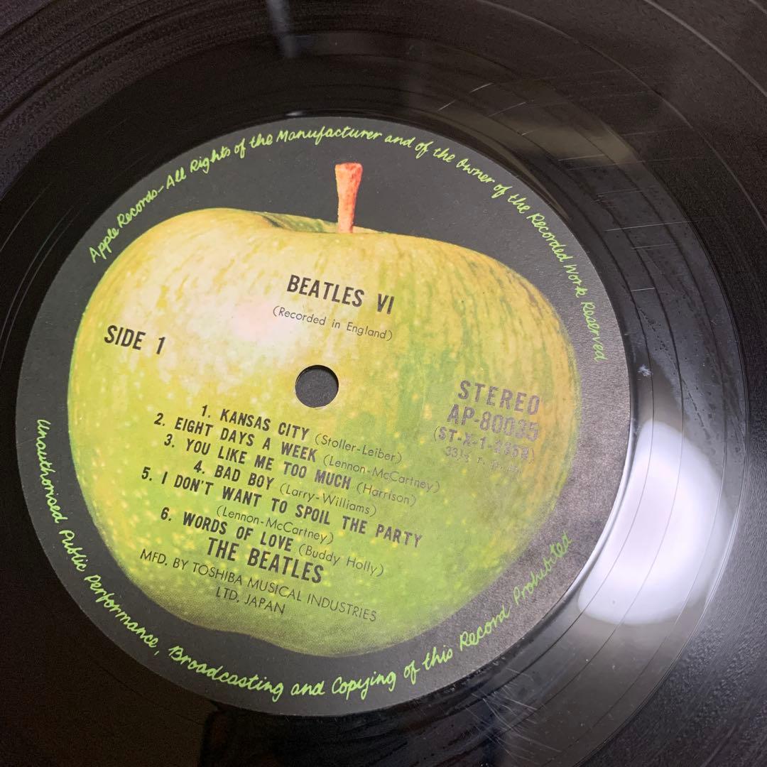 【希少　丸帯】The Beatles BEATLES VI アナログレコード