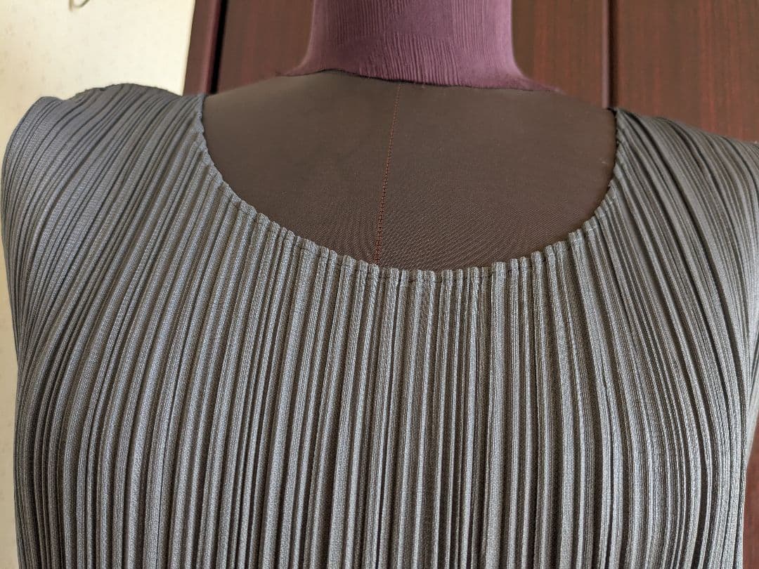 PLEATS PLEASE ノースリーブロングワンピース　size2