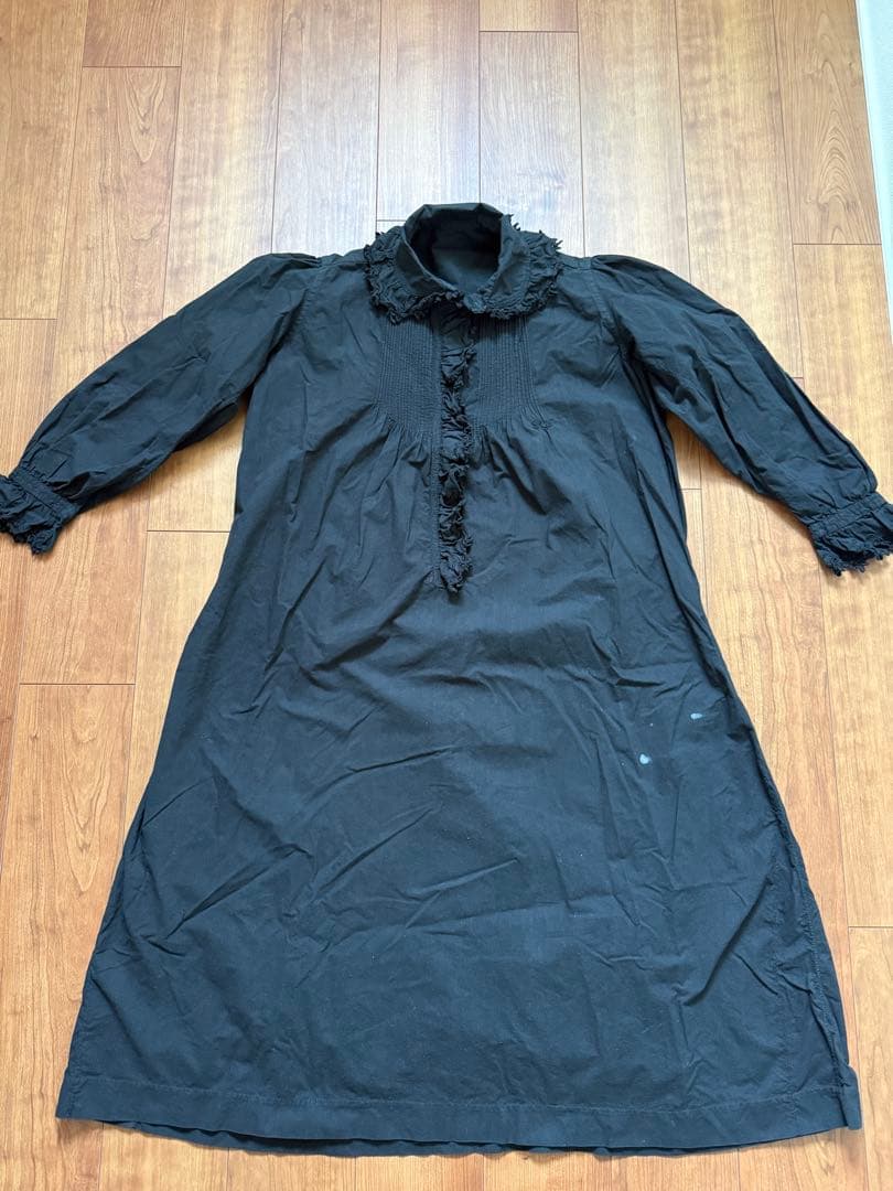 ワンピース vintage black cotton nightdress