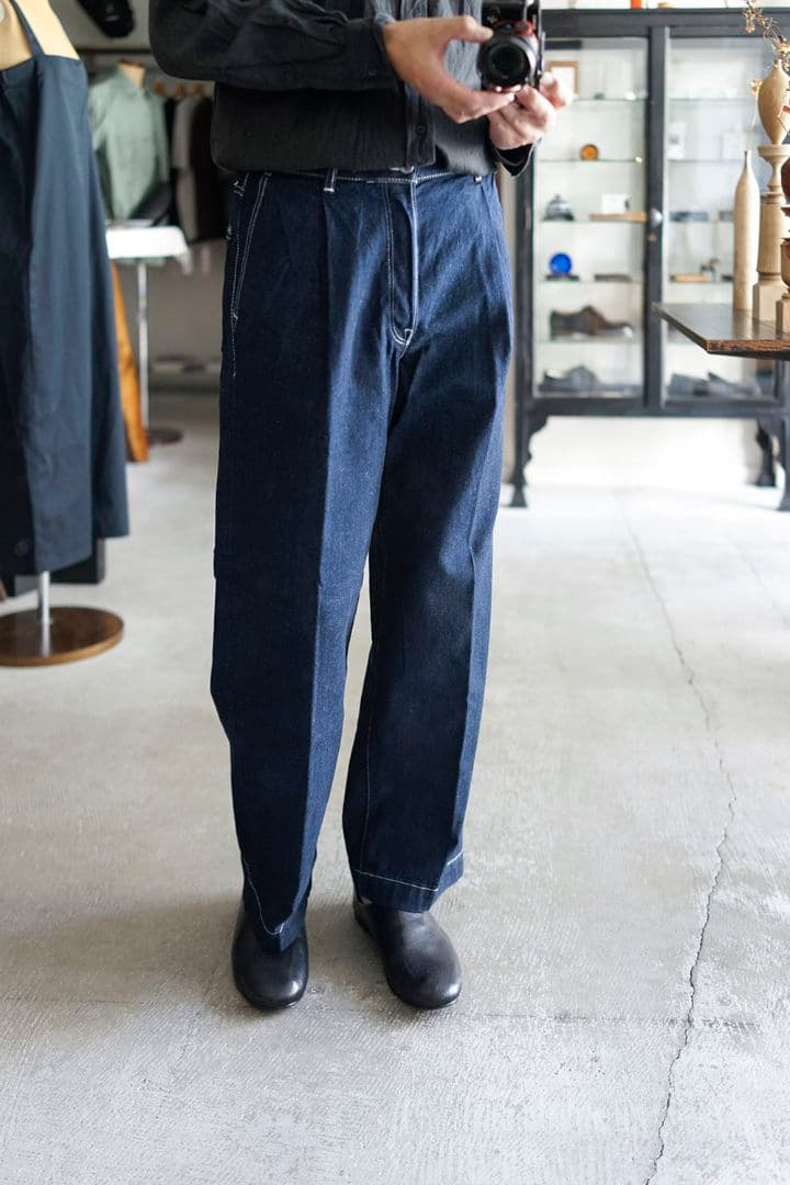 marka センタープレス デニムパンツ ジーンズ markaware マーカ