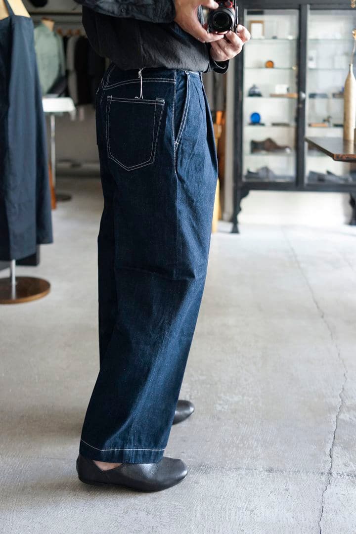 marka センタープレス デニムパンツ ジーンズ markaware マーカ