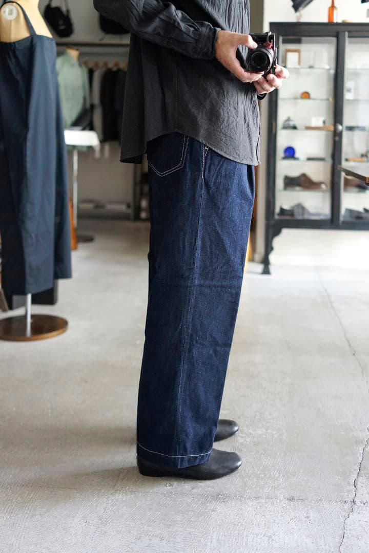 marka センタープレス デニムパンツ ジーンズ markaware マーカ