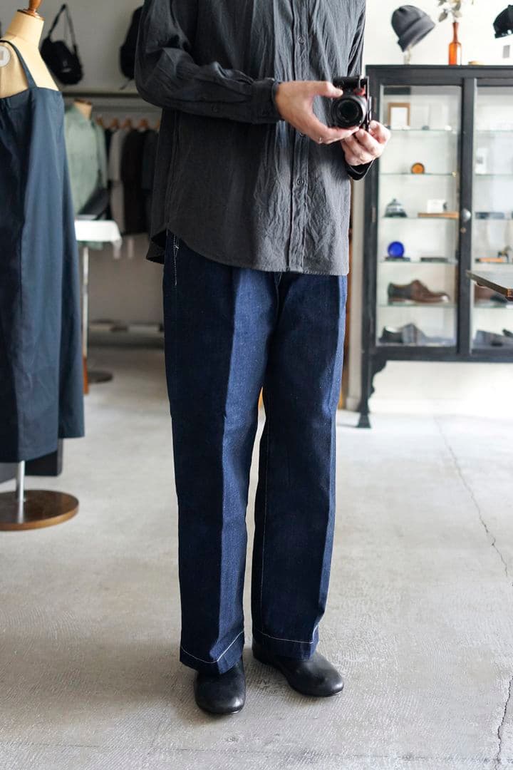 marka センタープレス デニムパンツ ジーンズ markaware マーカ