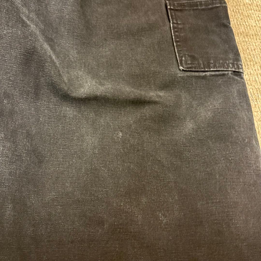 Carhartt USA製 ダブルニー ブラック 40×30 BLK フェード