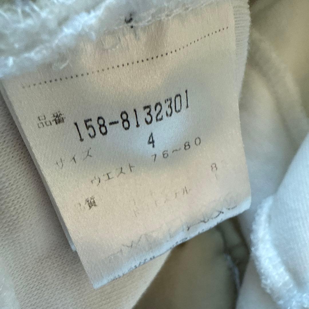 マスターバニー　パンツ　短パン　ハーフパンツ　白　ホワイト　M 4 タオル生地