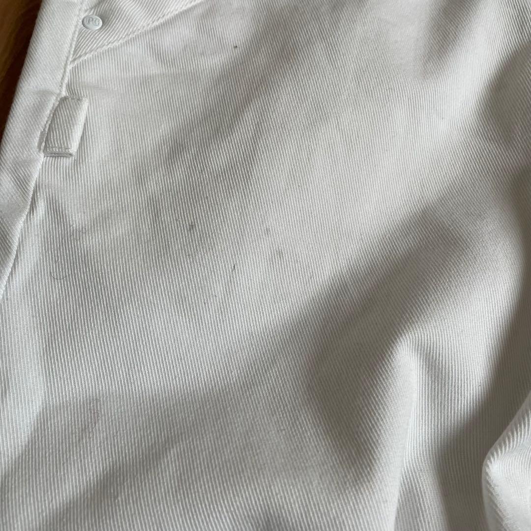 PEARLY GATES ホワイトパンツ スリムフィット　サイドロゴ　白