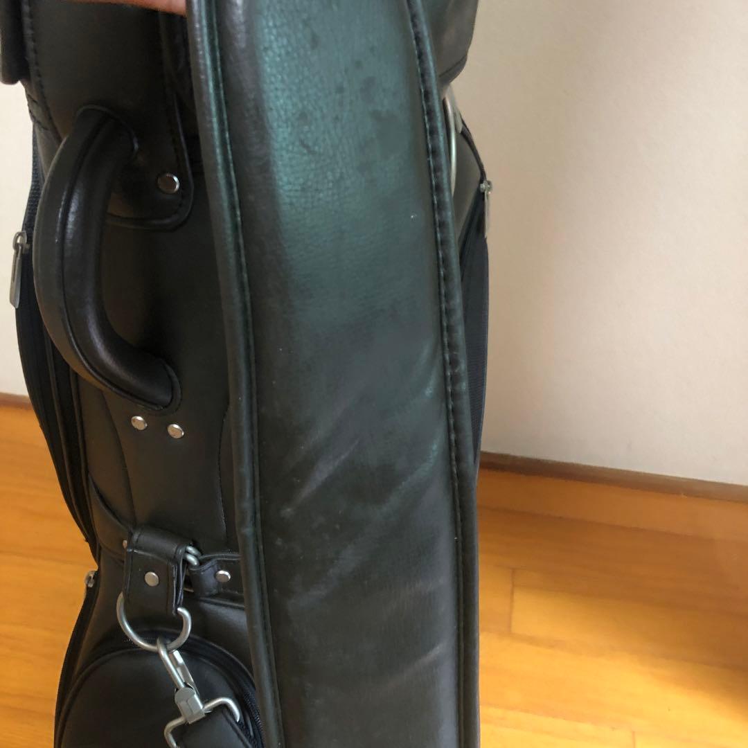 ゼクシオ XXIO キャディバッグ ブラック ダークブラウン フード付き