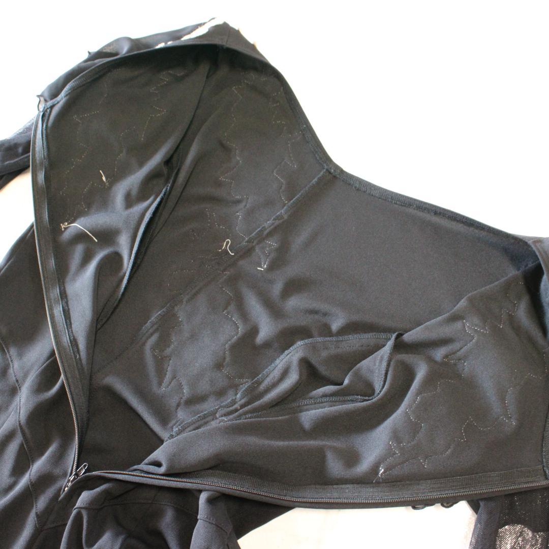 【美品 社交ダンス衣装】黒 ゴールド シンプル 社交ダンス ワンピース ドレス