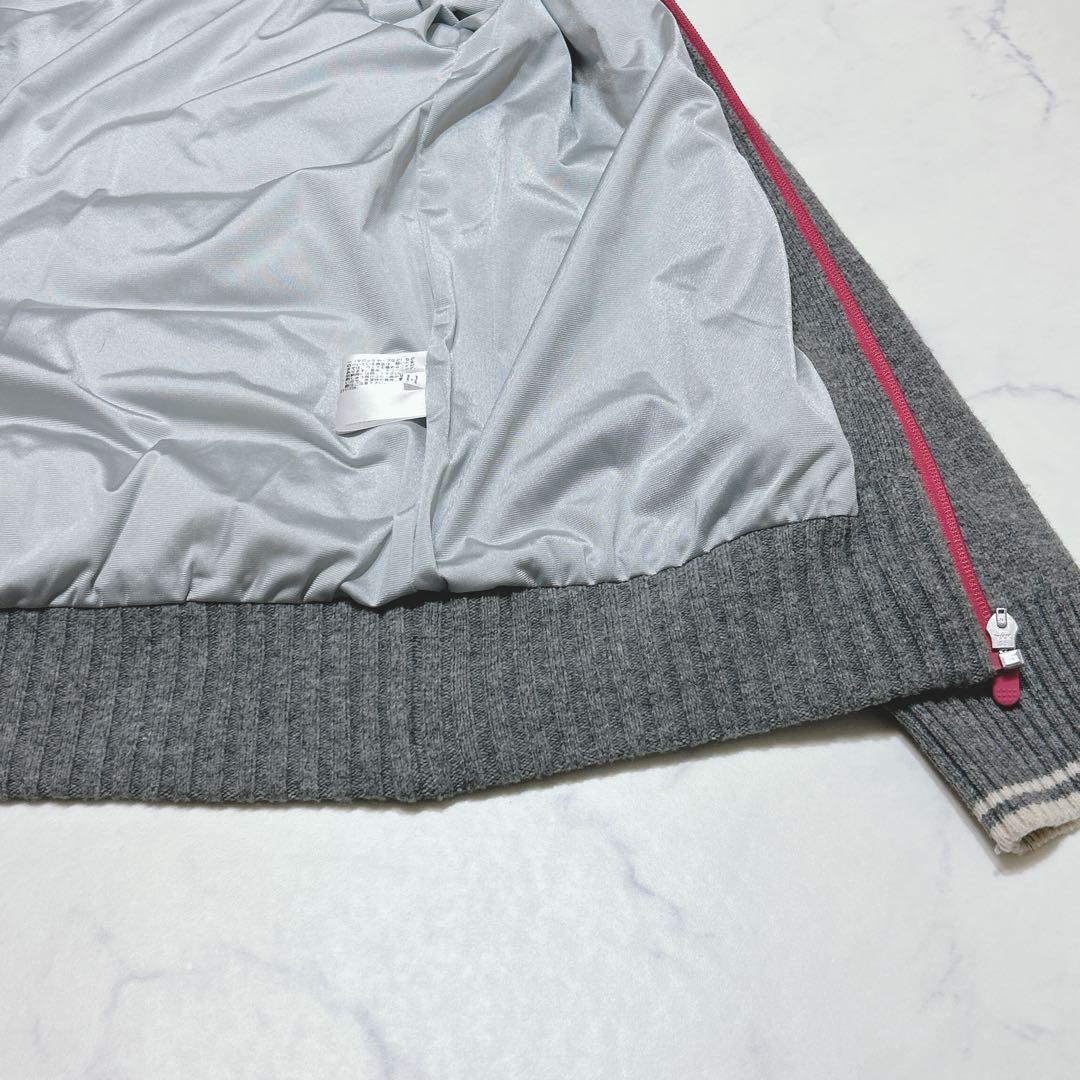 美品✨マンシングウェア レディース 中綿ニット ダウンジャケット ダウン 80％