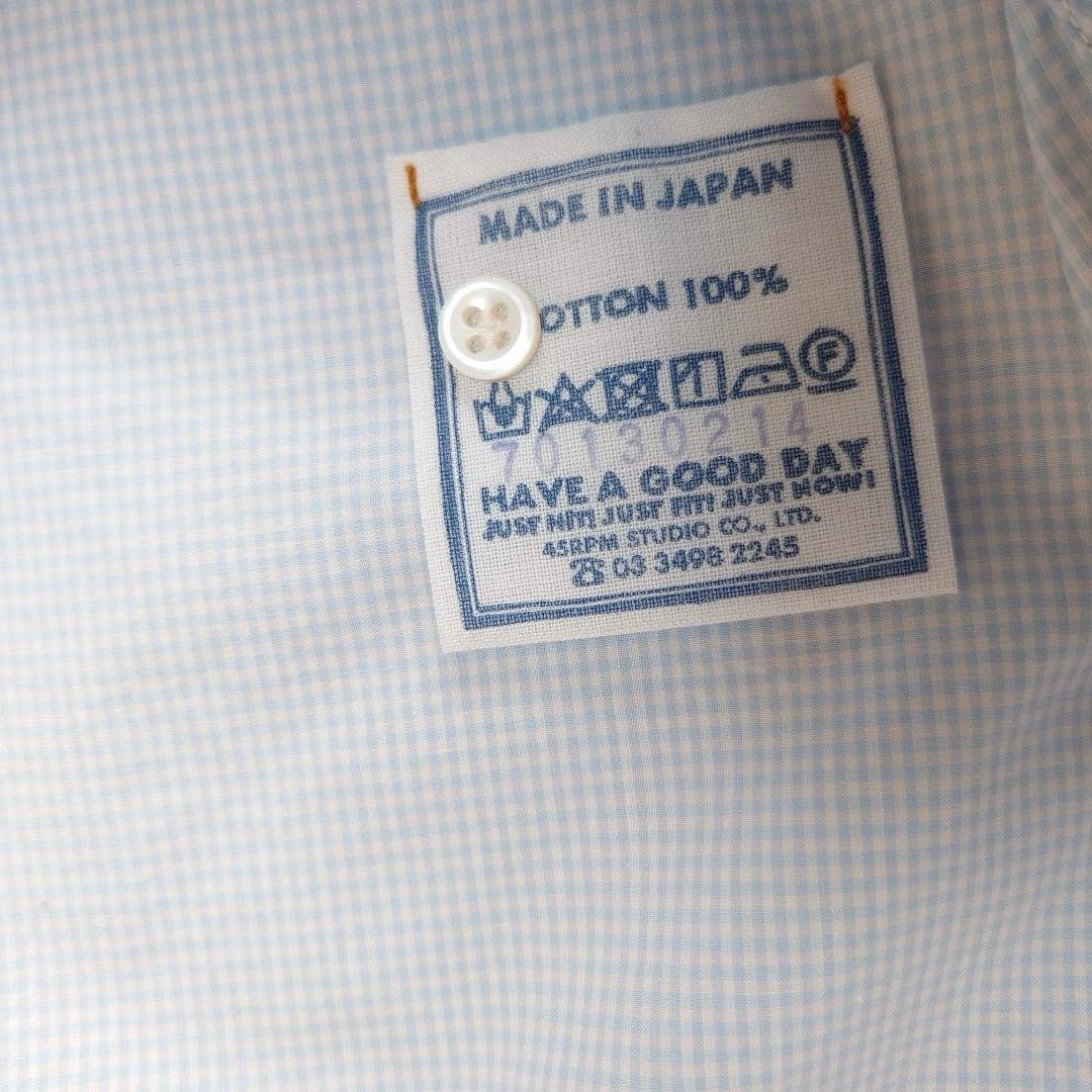 45R バチスト小花プリントの908ビッググーグーシャツ　45rpm