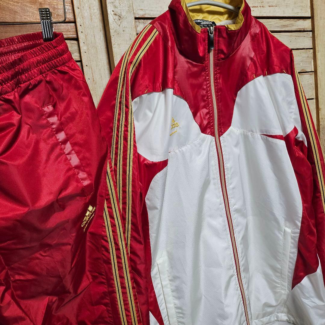 アディダス プロフェッショナル ウィンドブレーカー 上下セット Oサイズ