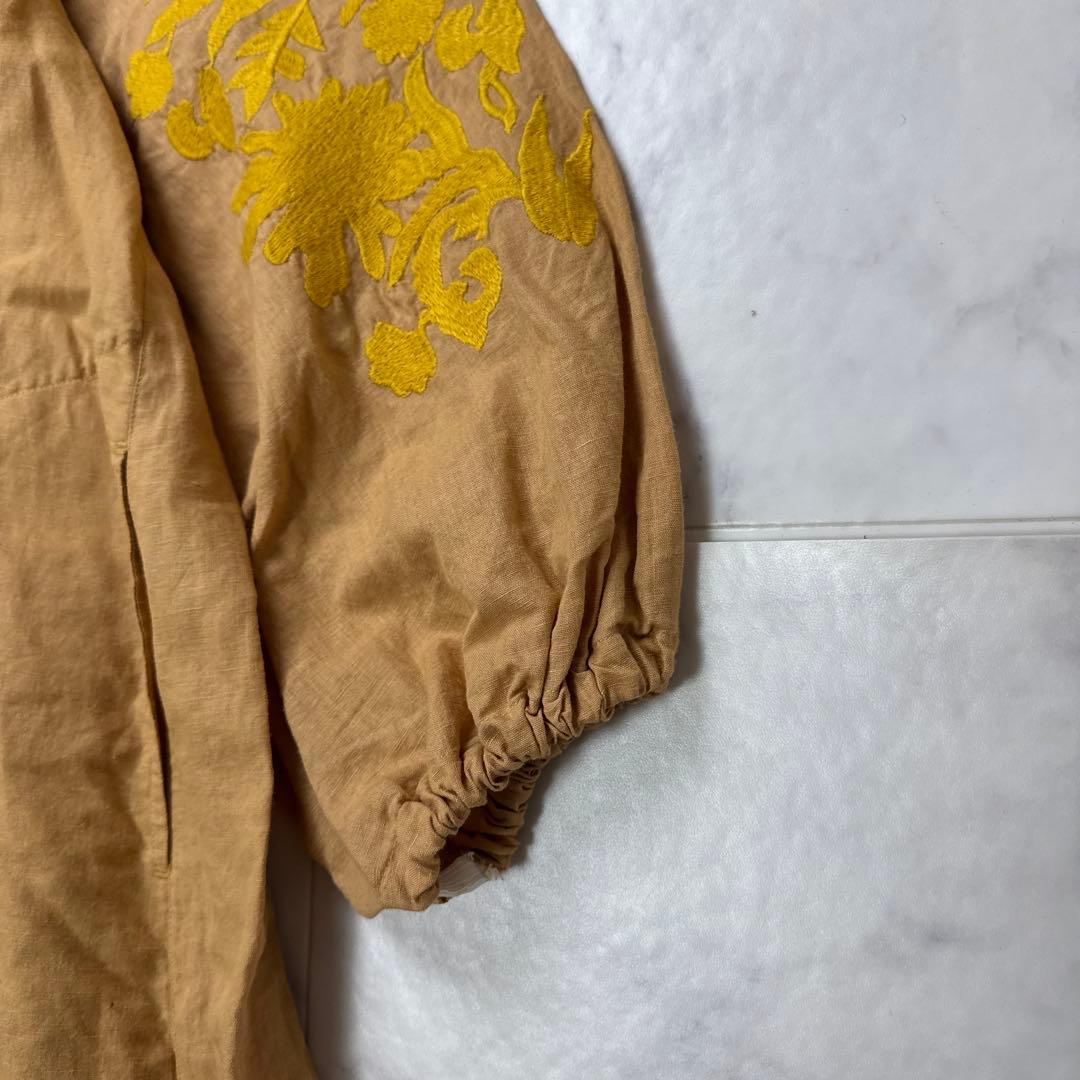 【美品】 Sara mallika サラマリカ フラワー刺繍カラードレス