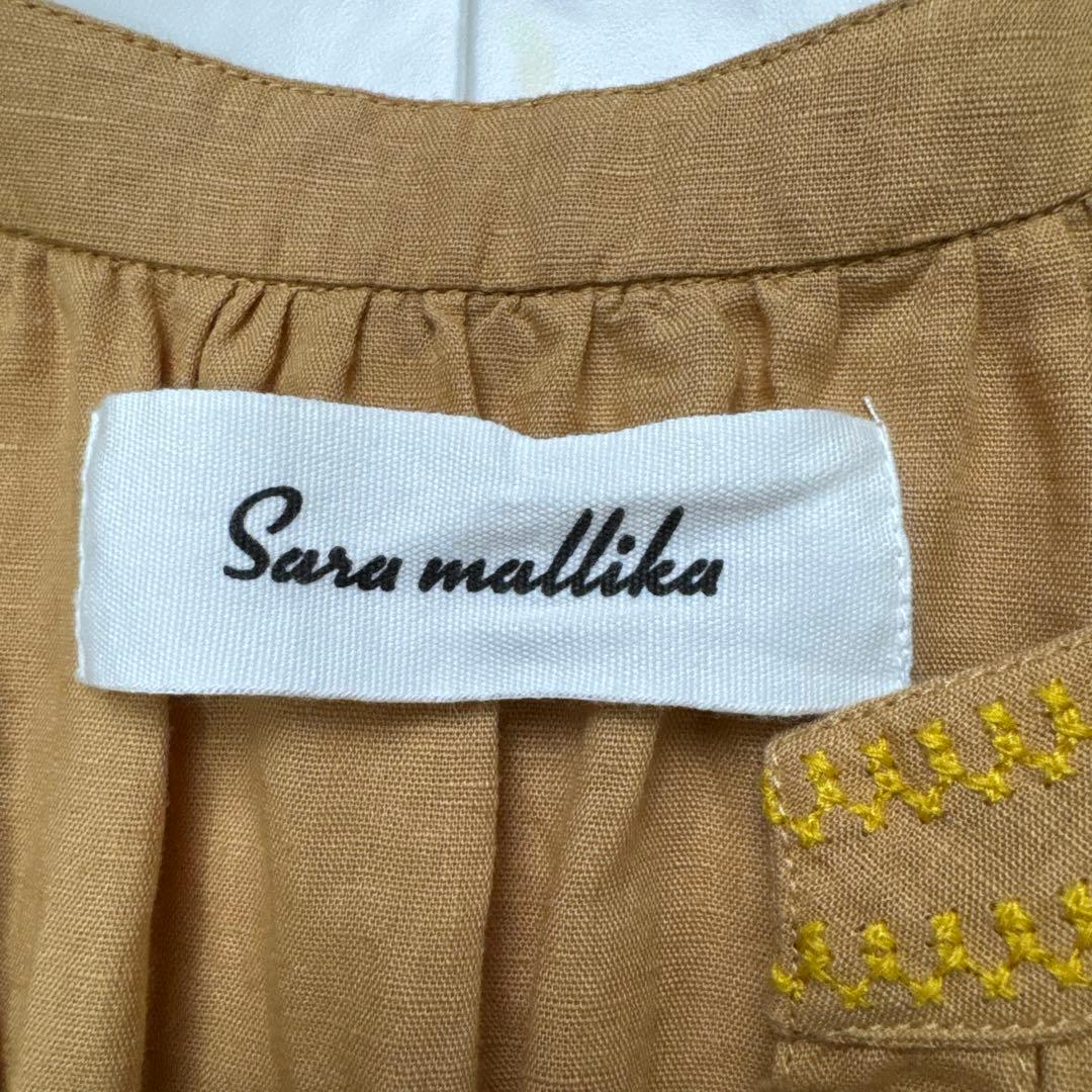 【美品】 Sara mallika サラマリカ フラワー刺繍カラードレス