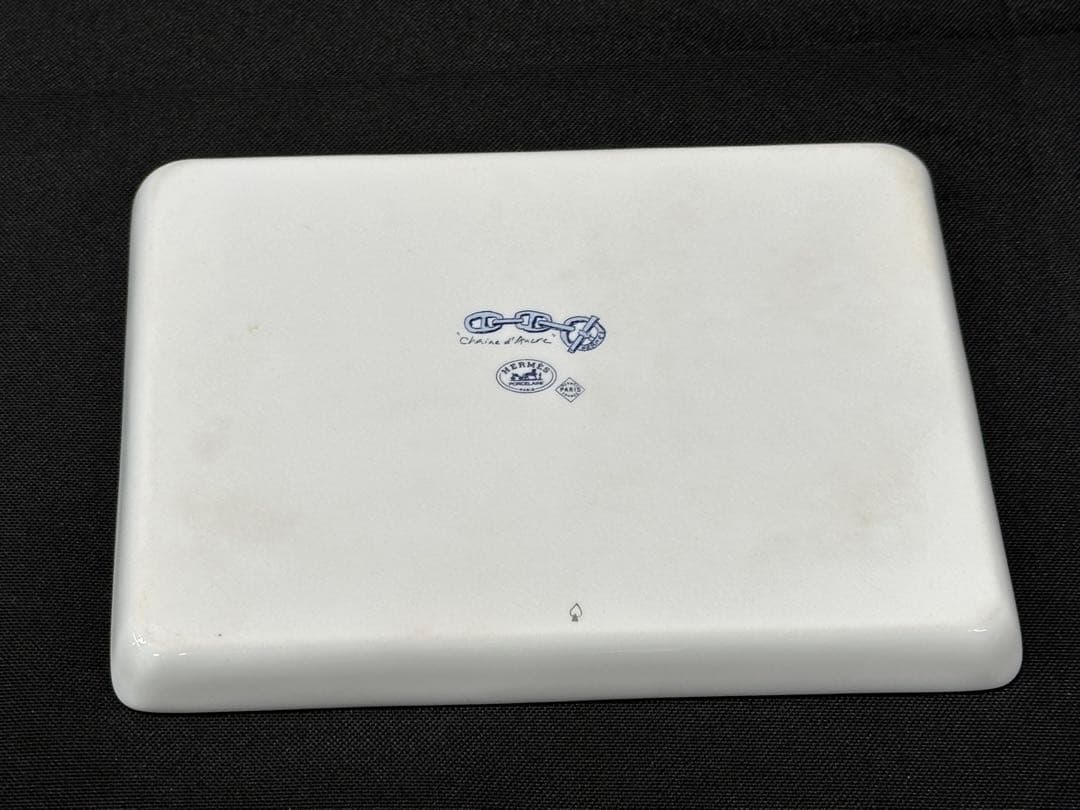 【USED】HERMES エルメス　シェーヌダンクル　トレイ　プレート