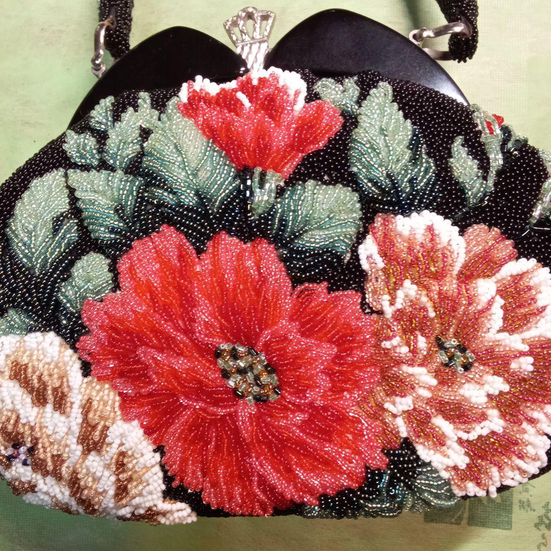 和装ビーズバッグ フォーマルパーティ 手提げ