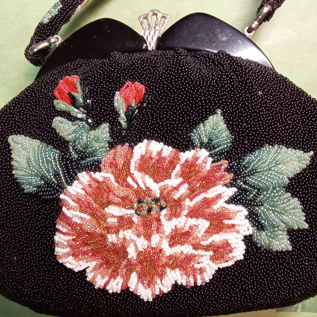 和装ビーズバッグ フォーマルパーティ 手提げ