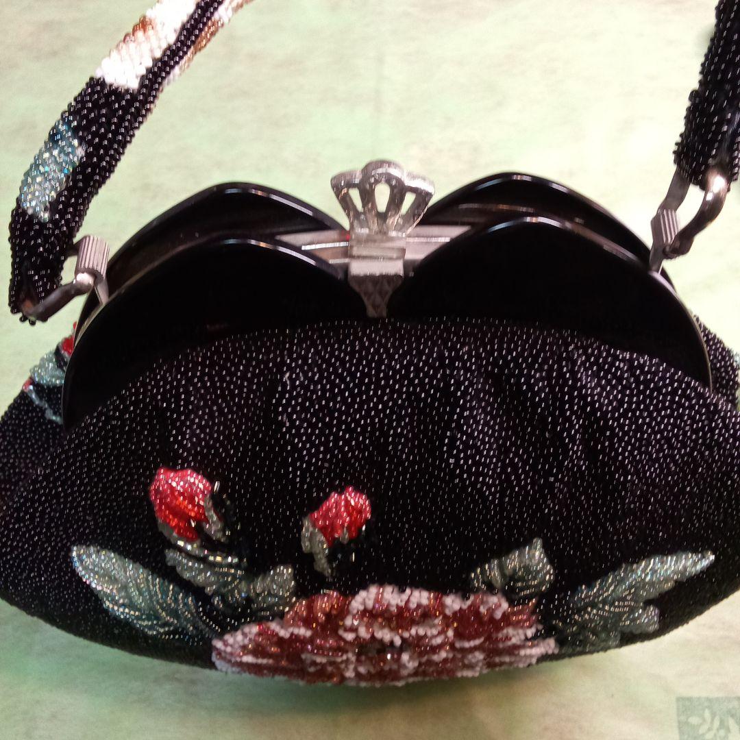 和装ビーズバッグ フォーマルパーティ 手提げ