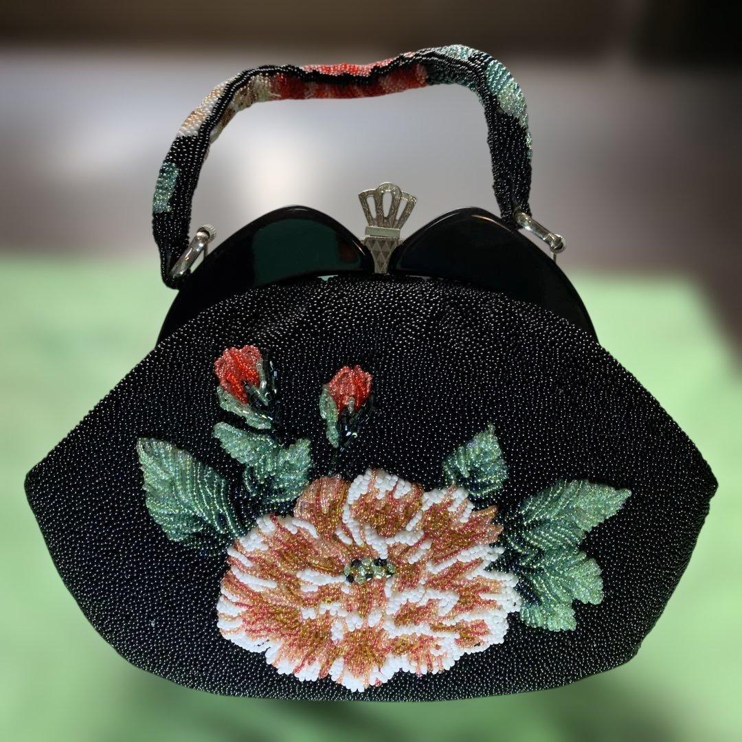 和装ビーズバッグ フォーマルパーティ 手提げ