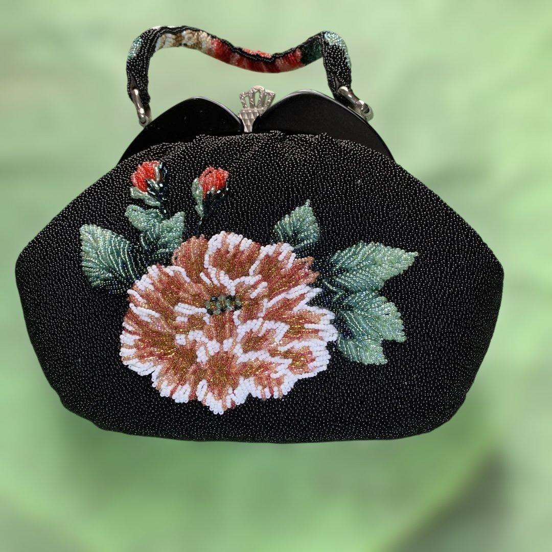 和装ビーズバッグ フォーマルパーティ 手提げ