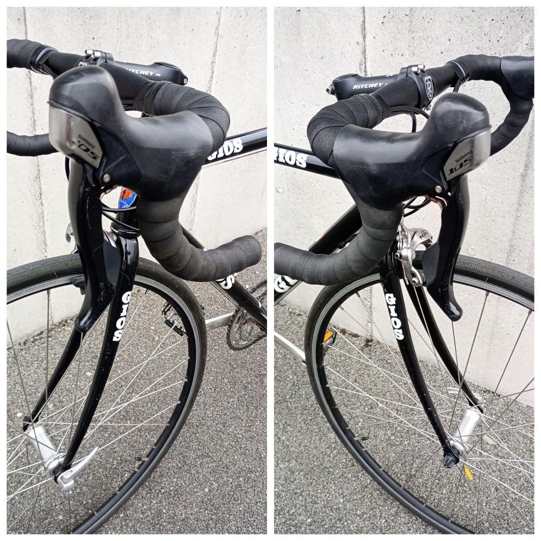 【引き取り限定】　GIOS ロードバイク ブラック