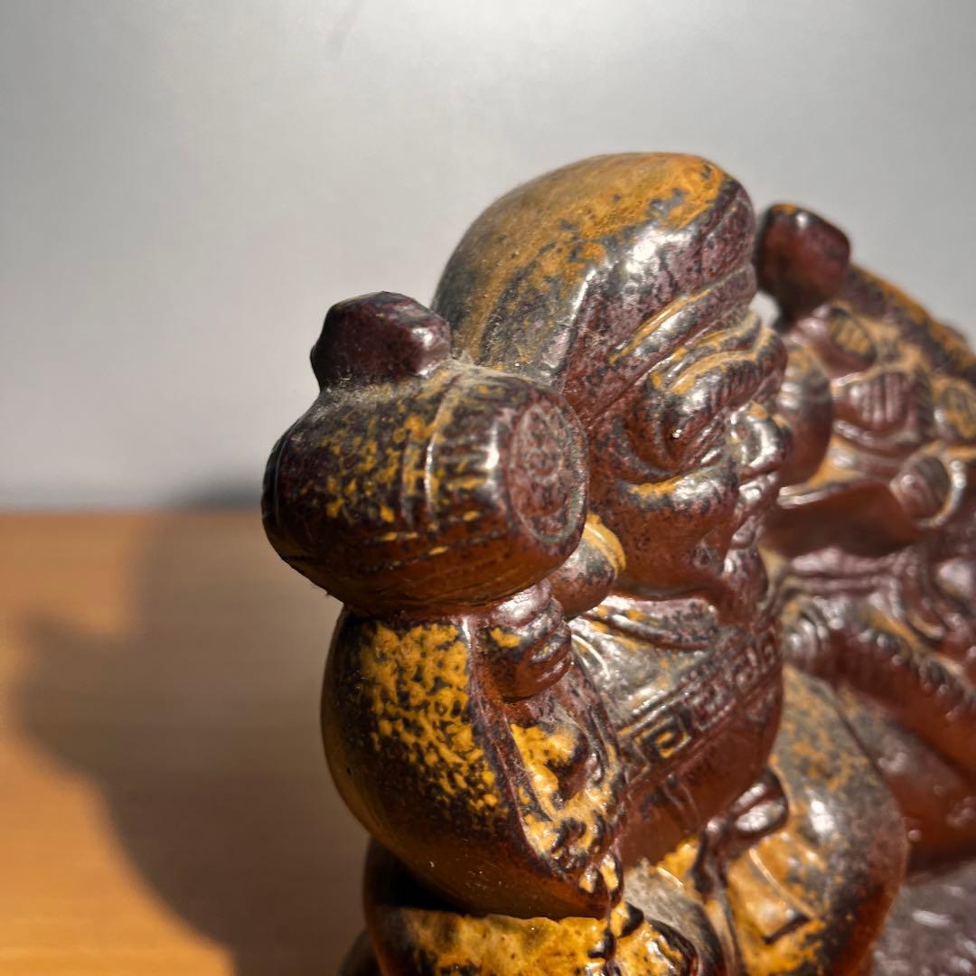 備前焼　縁起物　干支　大黒様など　３セット