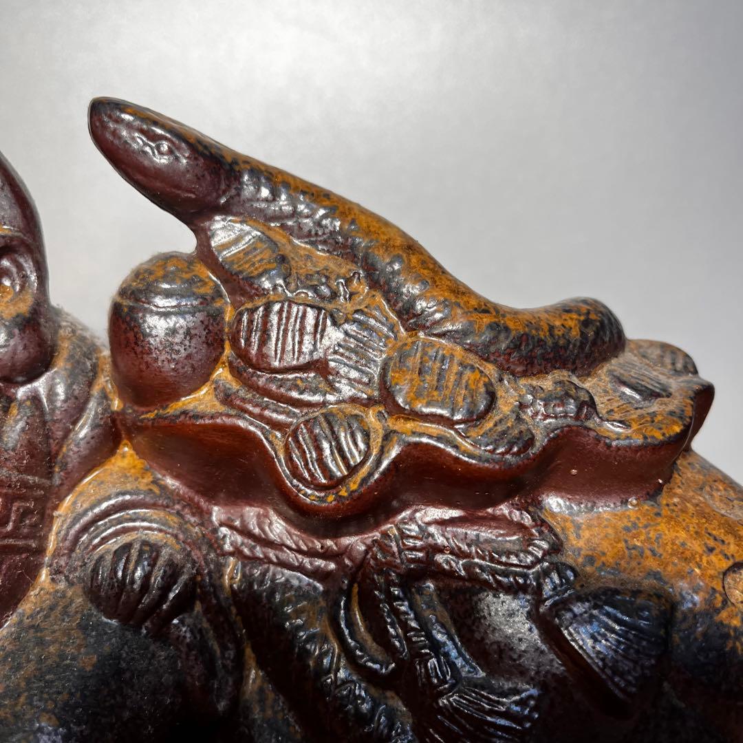 備前焼　縁起物　干支　大黒様など　３セット