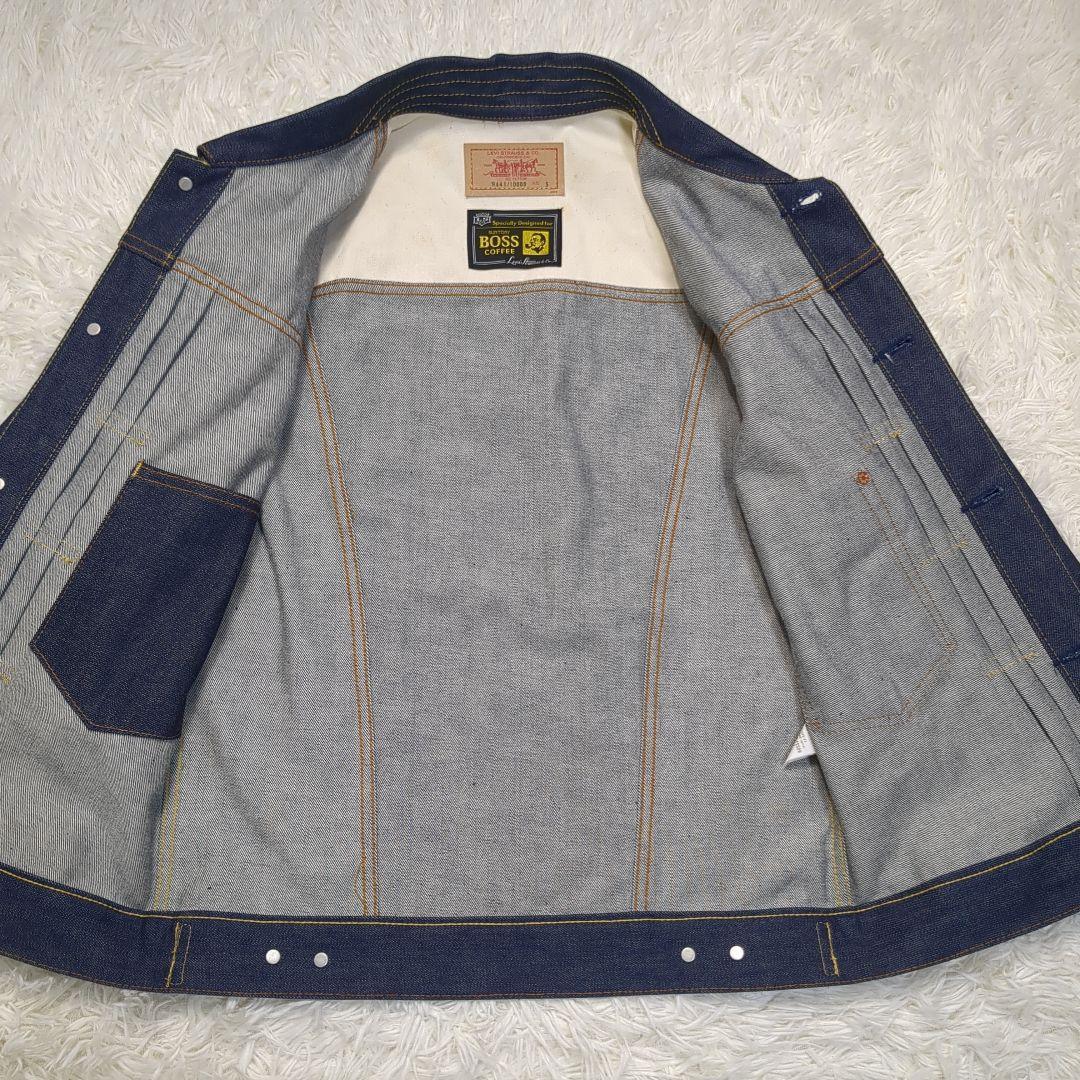 【希少✨リーバイス ボス✨S】コラボ Gジャン デニム ジャケット 濃紺